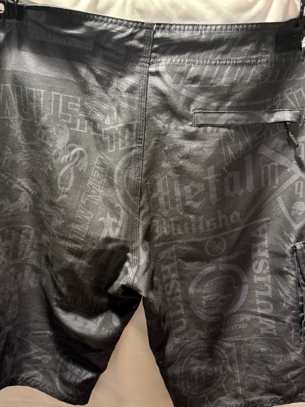 Metal Mulisha Black Graphic D-lush Board Shorts